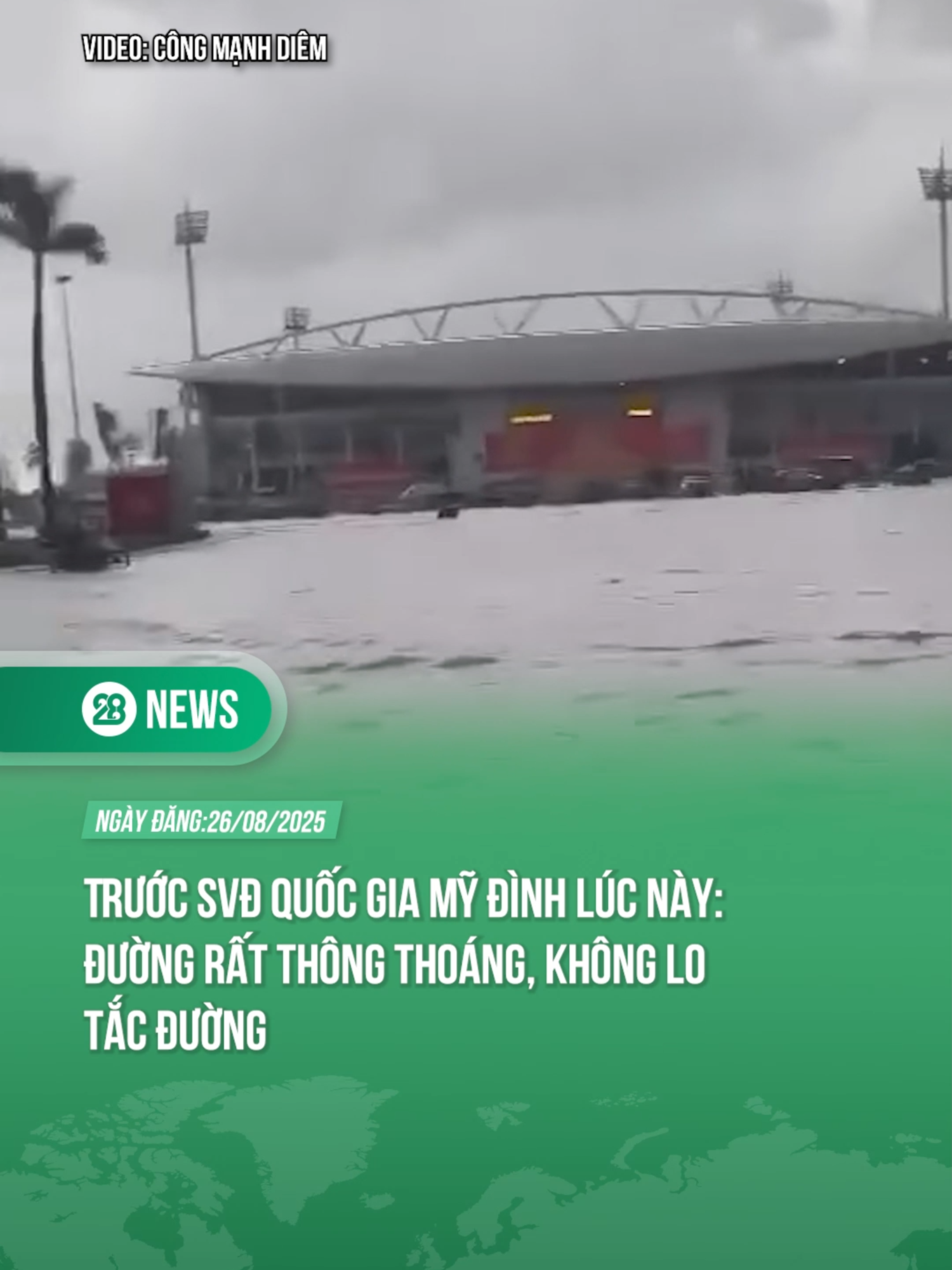 SVĐ QUỐC GIA MỸ ĐÌNH MỘT NGÀY THÔNG THOÁNG KHÔNG TẮC ĐƯỜNG #theanh28 #tiktoknews #theanh28news