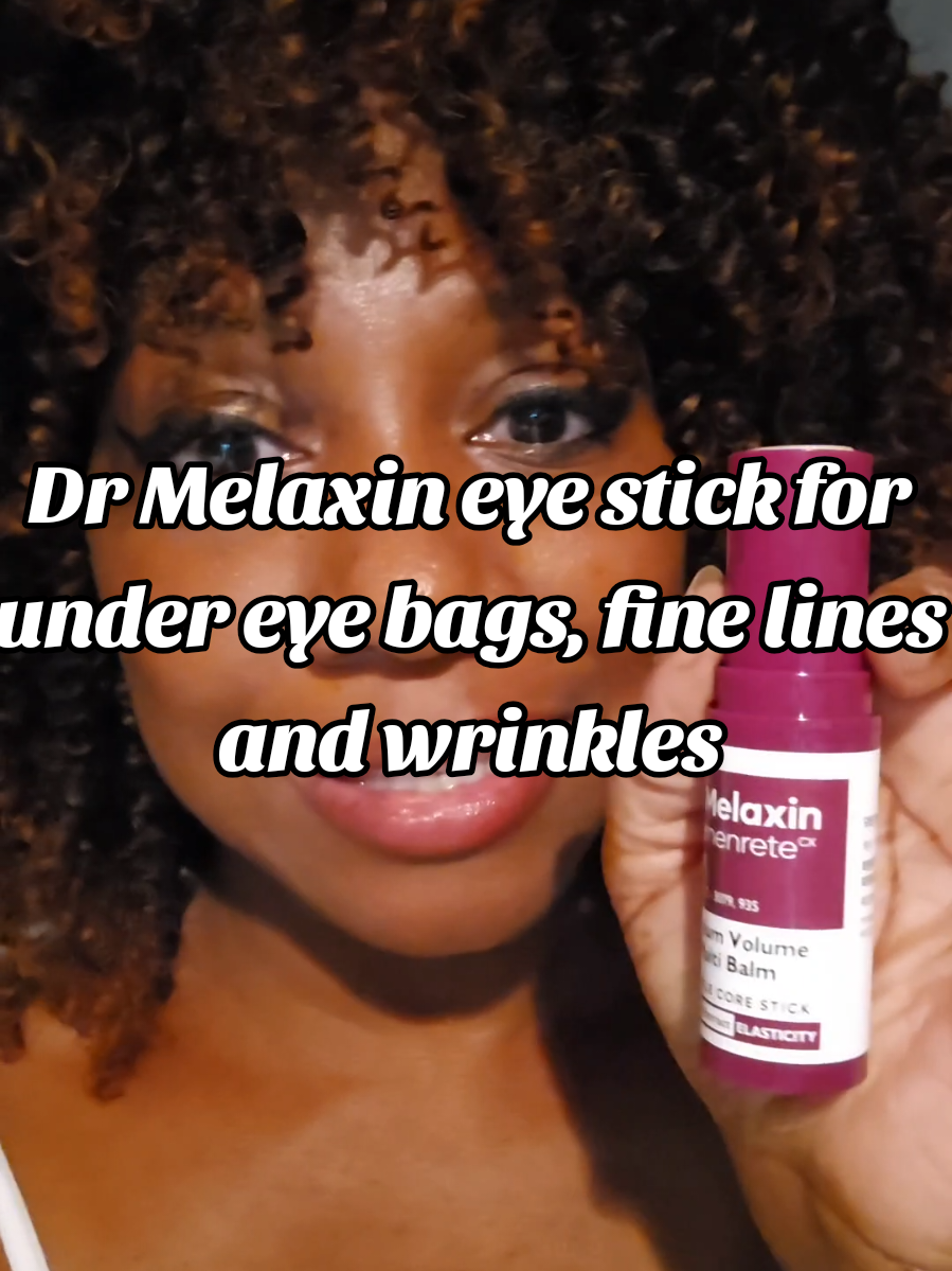 Dr Melaxin eye stick for under eye bags, fine lines and wrinkles #eyebags #finelinesandwrinkles #matureskincare #drmelaxin #kbeauty 