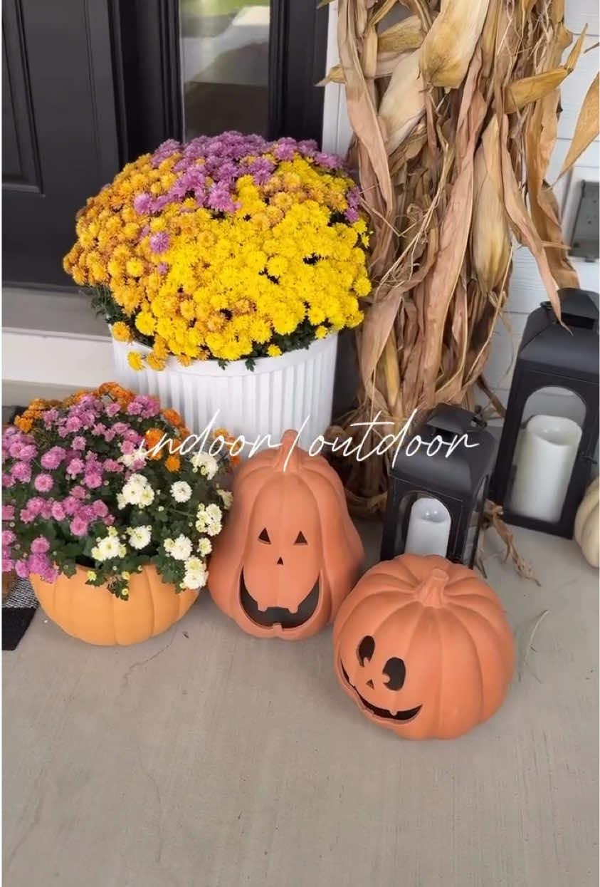 BACK IN STOCK!! $25 🎃🎃  🔗 in comments and bio!   #WalmartHome #falldecor #terracottapumpkins #homedecor #walmarthomedecor 