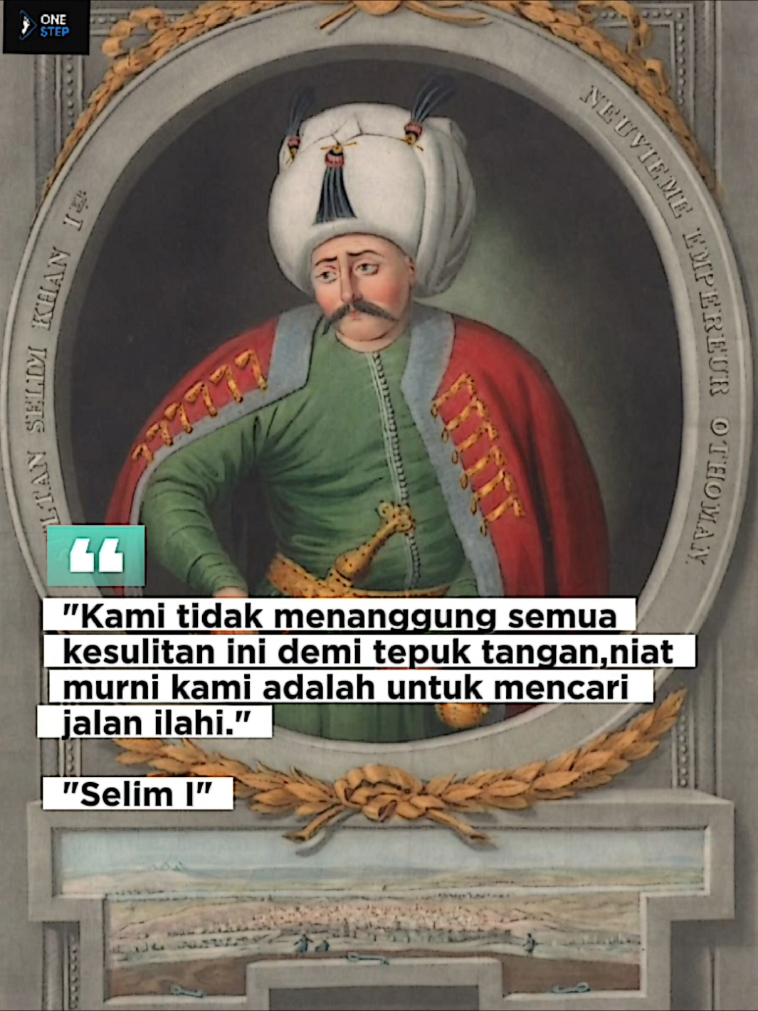 Selim I adalah sultan kesembilan Kekaisaran Ottoman yang memerintah dari tahun 1512 hingga 1520. Ia berhasil naik takhta setelah menggulingkan ayahnya. Meskipun pemerintahannya singkat, ia membawa Kekaisaran Ottoman ke puncak kejayaannya. Selim I dikenal karena ekspansi militernya yang signifikan, terutama ke arah timur dan selatan. Ia mengalahkan Kekaisaran Safawiyah di Persia pada Pertempuran Chaldiran (1514) dan yang paling penting, menaklukkan Kesultanan Mamluk di Mesir dan Suriah pada tahun 1517. Kemenangan ini menggandakan luas wilayah Ottoman dan memberinya kendali atas Mekah dan Madinah. Setelah penaklukan ini, ia mengambil gelar 