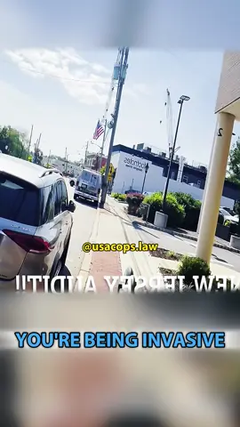 American cop being invasive part 2 😤 #cop #policeofficer #policeoftiktok