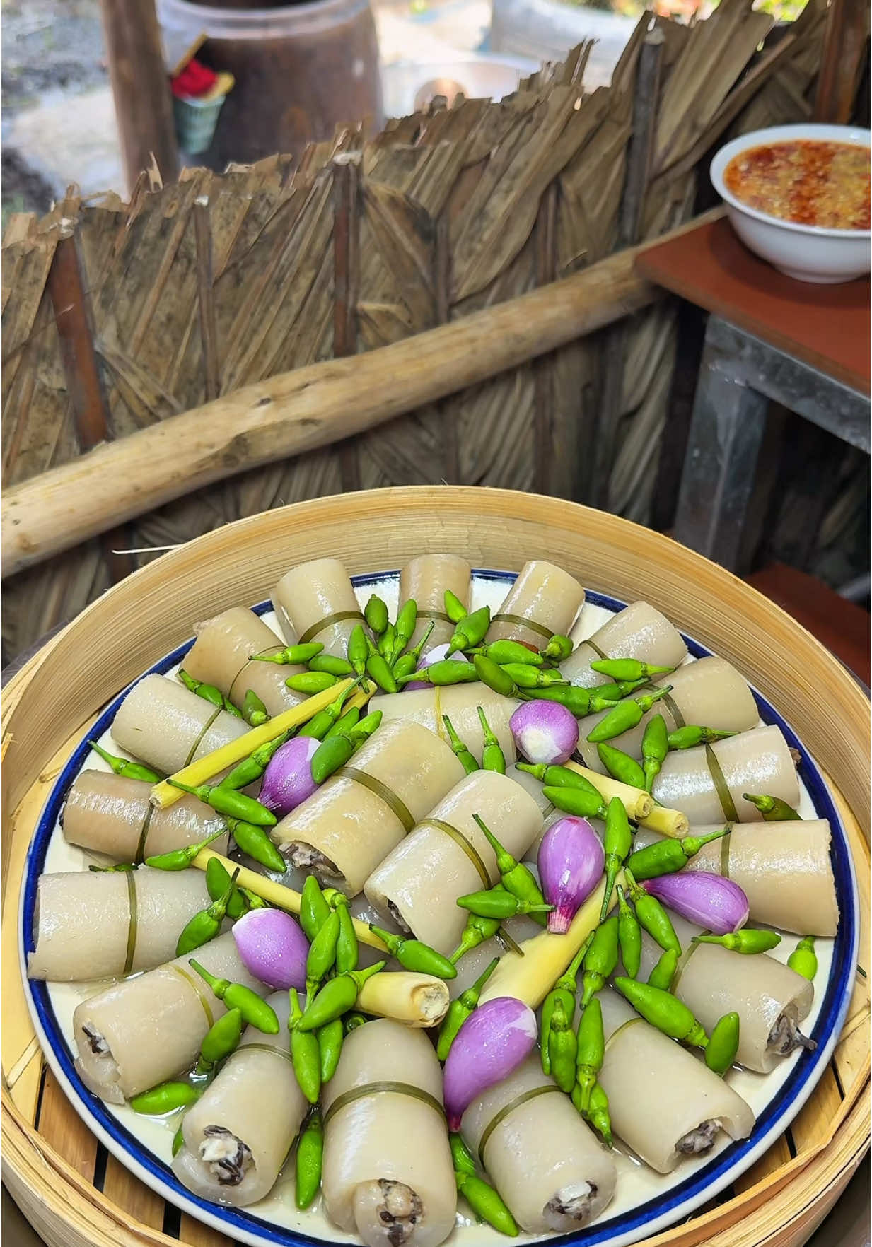 D.a he.o cuộn thị.t hấp ớt hiểm xanh #xuhuong #behaimientay 