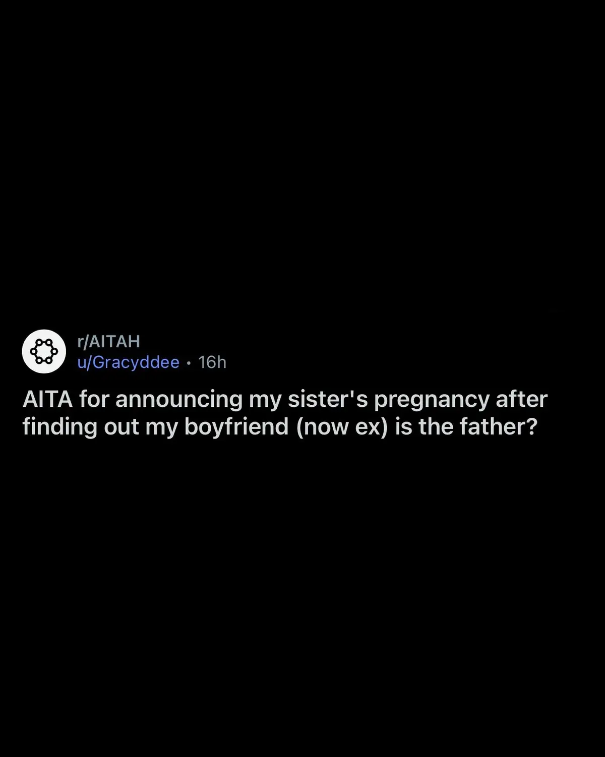 She did that to herself 🤷‍♂️ her aunt’s daughter destroyed her own life, not OP’s responsibility after!  #reddit #askreddit #redditlore #fyp #storytime   