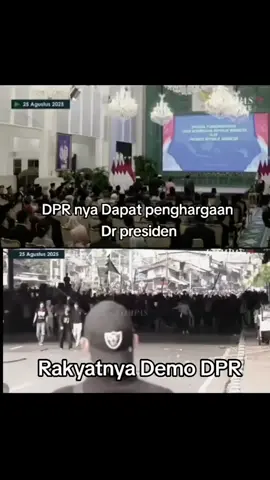 Rakyatnya belum genap setahun sudah dapat gas air mata pejabatnya belum genap setahun sudah dapat penghargaan ☠️ Jakarta 25 Agustus 2025  #tikusberdasi  #demo  #DPR  #onepiece  #konoha 