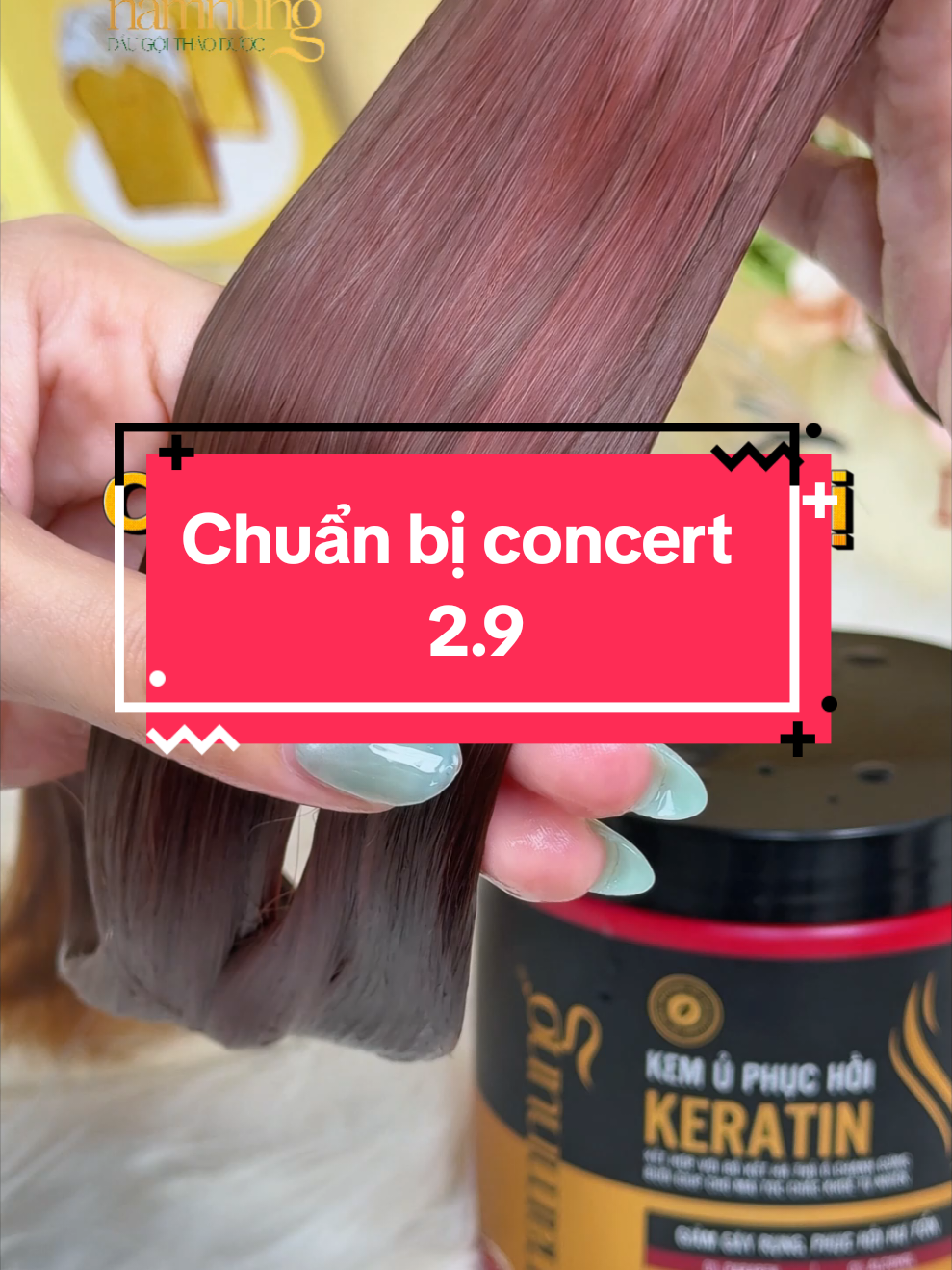 Cùng dưỡng tóc đi concert quốc gia 2/9 nào 🇻🇳 #namnung #kemutoc #utoc #ukeratin #keratin 