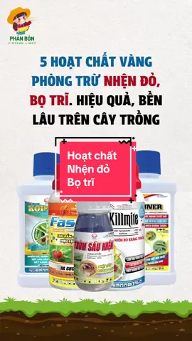 5 hoạt chất phòng trừ nhện đỏ, bọ trĩ hiệu quả #vietnamlight #phanbonvietnamlight #nhendo #botri #thuoctrusau 