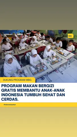 Program Makan Bergizi Gratis hadir untuk wujudkan masa depan anak yang lebih sehat dan cerdas #MBG #sehatbersama 