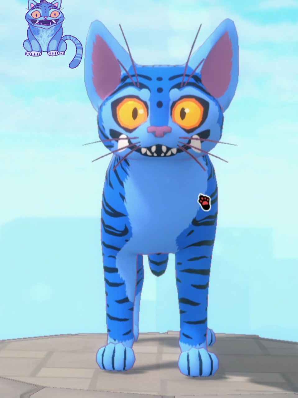 Our update for #littlekittybigcity comes out in 2 days! I made Derpy Cat in the Cat Customizer 💙 #kpopdemonhunters 