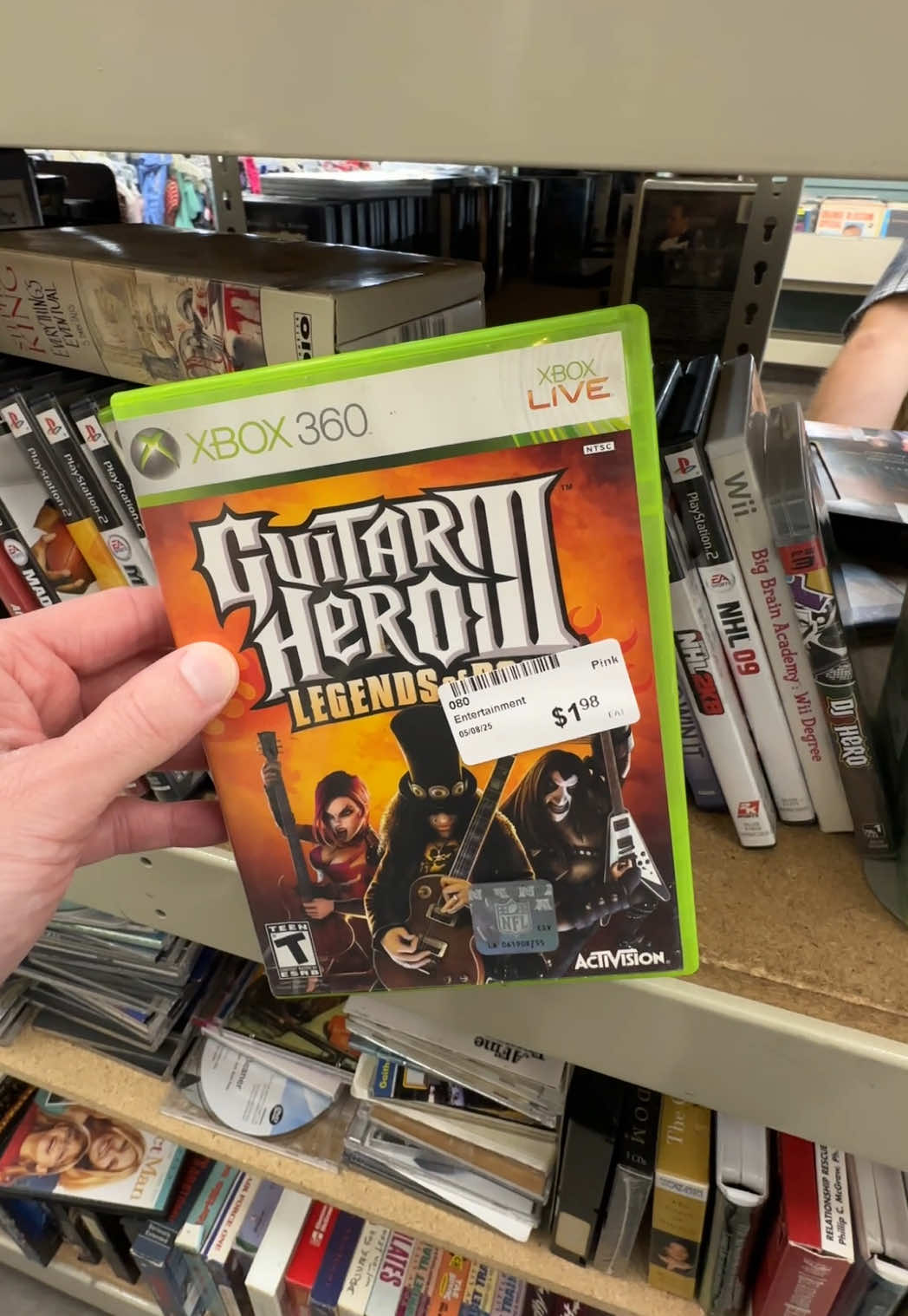 $2 Guitar Hero 3 Pickup #guitarhero3 #thrifting #thriftstore #videogames #retrogames  