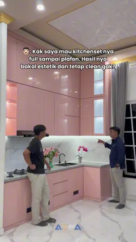 Langsung konsultasi gratis🤩 #kitchenset #kitchensetminimalis #interiordesign 