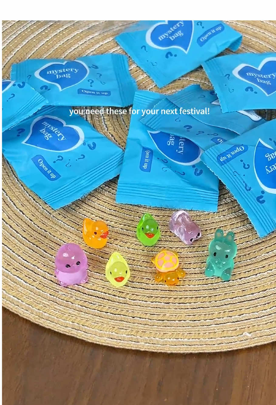 They are so adorable! #animal #cute #resin #mysterybags #smallgift 