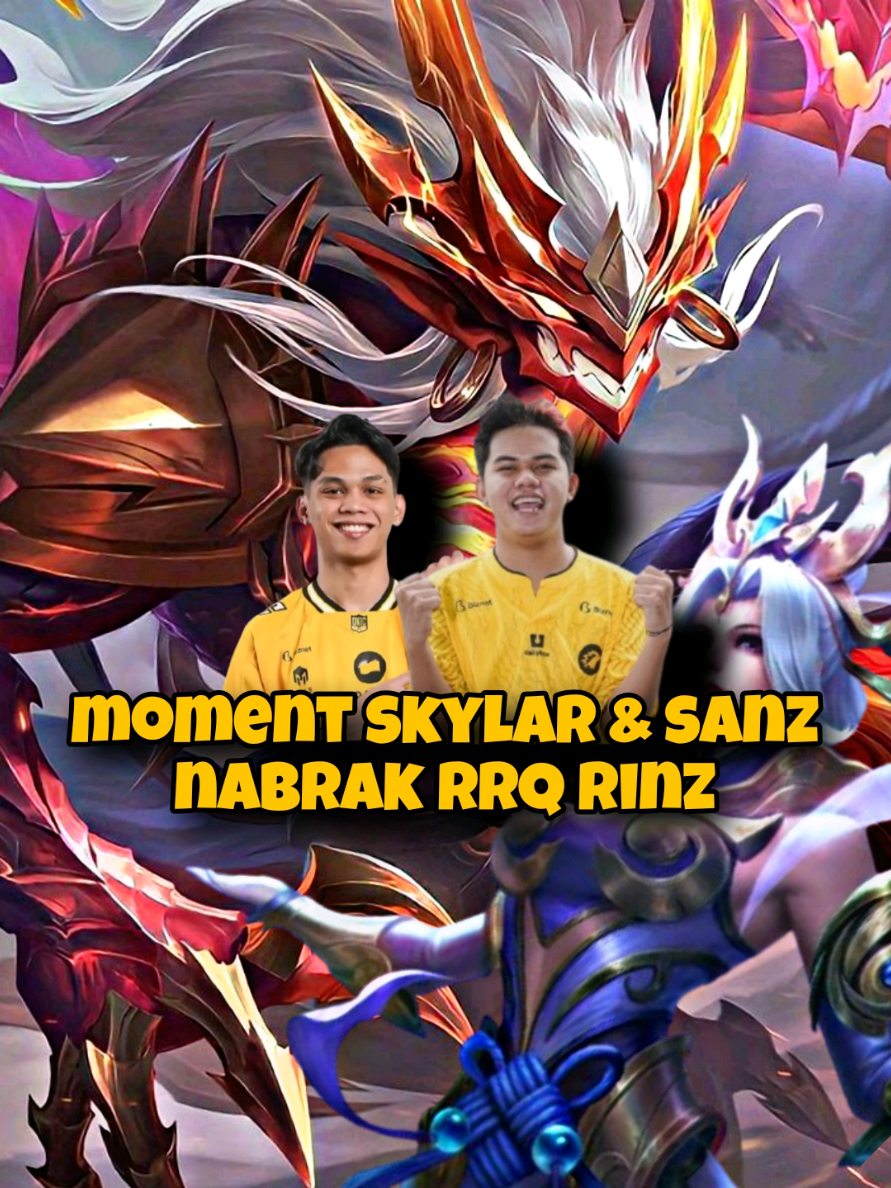 Moment ketika nabrak RRQ RINZ!!! auto berubah ke mode MPL!!! #MerdekaMabar #MobileLegendsBangBang #MLBB #skylar #sanz #mlbbcreatorbase 