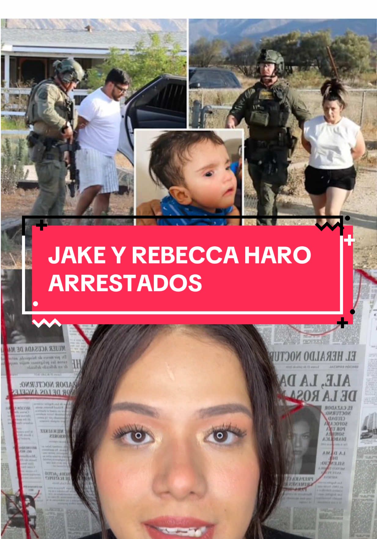 ACTUALIZACIÓN: ⚠️‼️ Jake y Rebecca Haro han sido arrestados por ser los sospechosos principales de la desaparición de Emmanuel Haro, su bebé de 7 meses. #emmanuelharo #fy #casos #alelopolis #xyzbca 