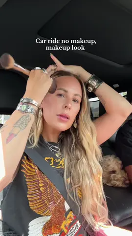 Car ride no makeup, makeup look! #makeuptutorial @IT Cosmetics @amika @Kosas #simplemakeup #BeautyTok 