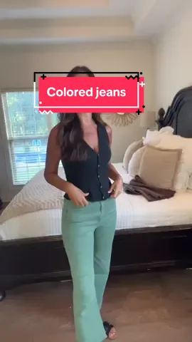 Zenana colored jeans.  High waisted. Frayed boot cut hem. Many color options.  Fits true to size.  Nice stretch and so incredibly comfy. #fallfashion #womensfashion #jeans #outfitinspo #outfitideas 