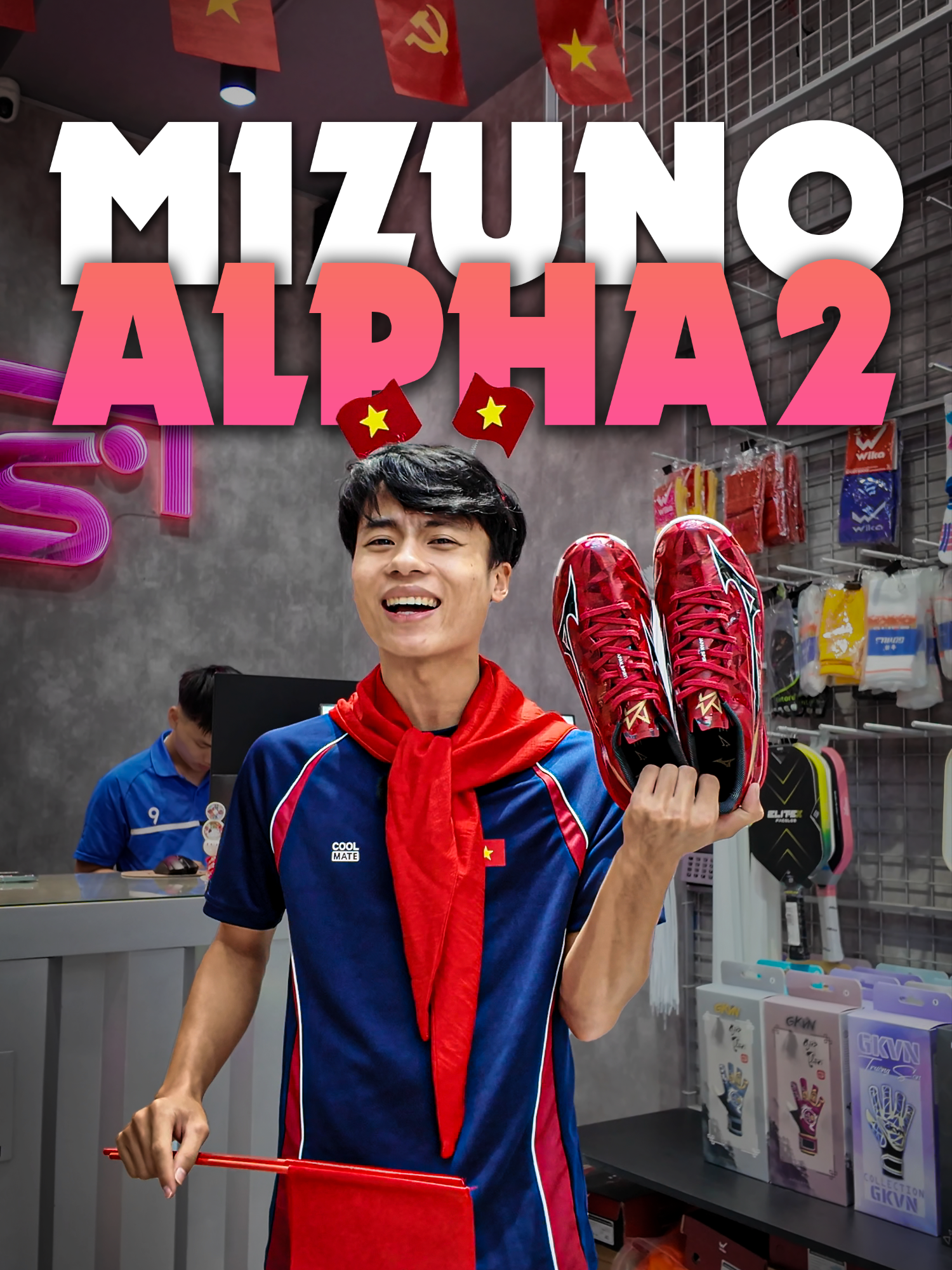 Mizuno Alpha 2 Elite phối màu Đỏ Ruby về mấy hôm nay mới lên video cho ae được#dinhlucsoccer #dinhlucreview #xuhuong #xuhuongtiktok #giaydabanh #giaydabong #mizuno