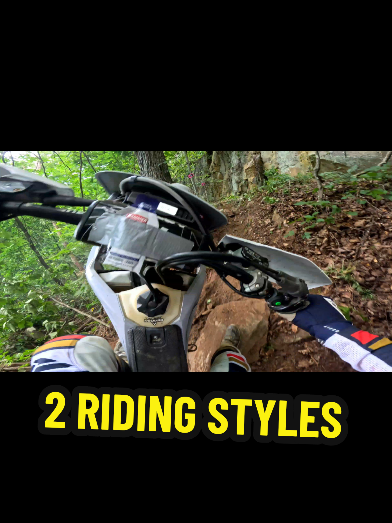 Im more of a low rpm rider trying to hold perfect traction kind of rider which in a lot of cases hurts me. But, I see this style more and more that seems to work really good on the biiiiig hills #enduro #dirtbike #husqvarna #hardenduro #tko 