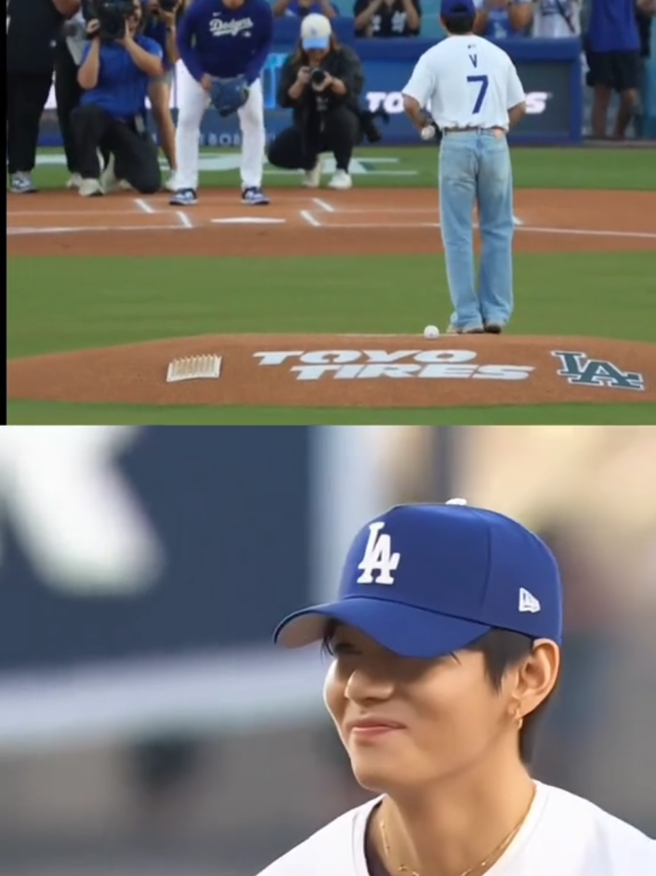 #taehyung #v #dodgers #mbl 