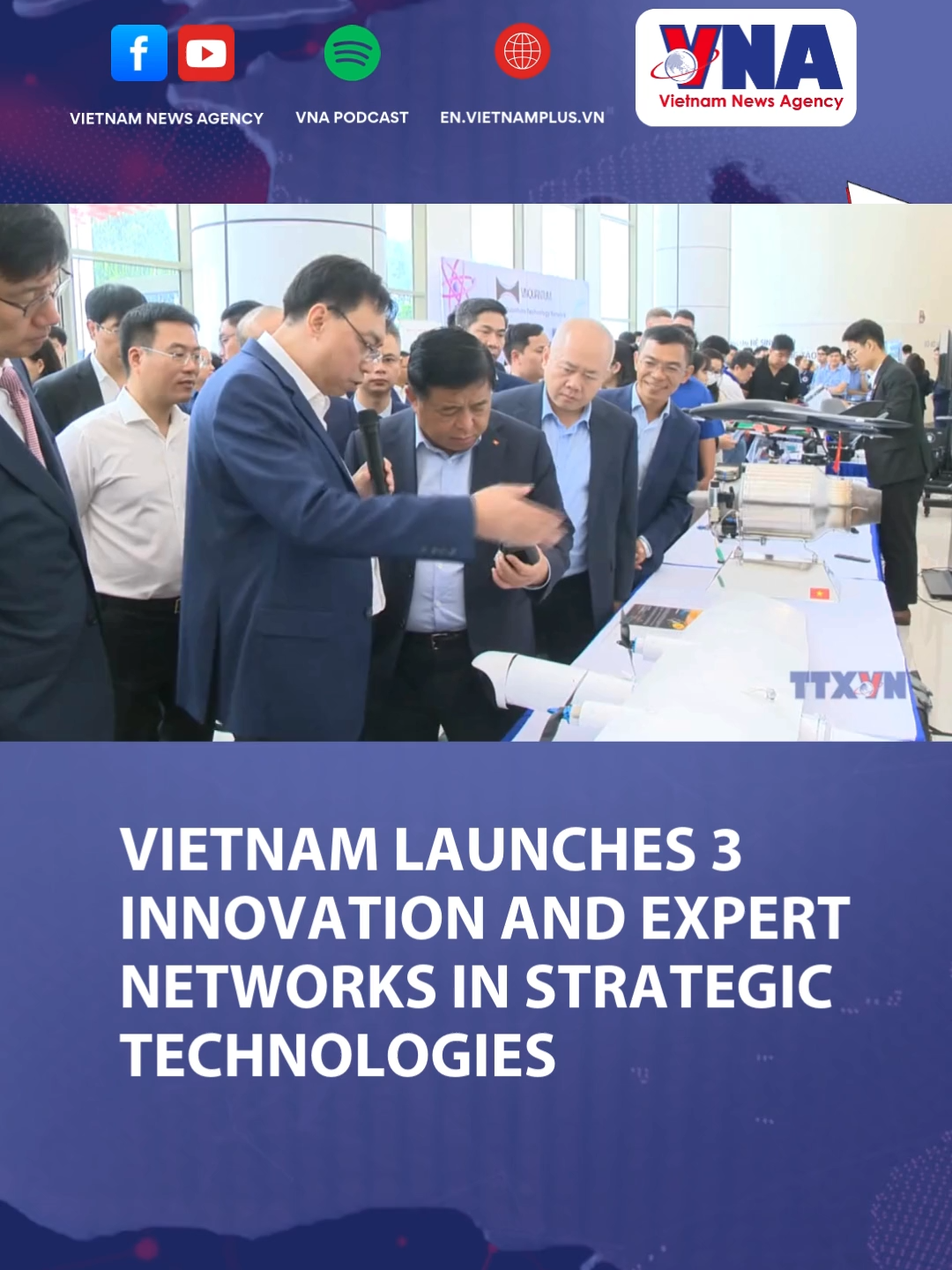 🚀 Vietnam takes a big leap in the future of tech! Three new Innovation & Expert Networks launched in Quantum Tech, Cybersecurity, and Aerospace/UAVs 🌐✨ Pushing the boundaries of science and shaping tomorrow. 🇻🇳 #VietnamInnovation #QuantumTechnology #CyberSecurity #Aerospace #UAV #TechForFuture #InnovationNetwork #Vietnam2030 #NextGenTech #Vietnam #BreakingNews #VietnamToday #TikTokNews