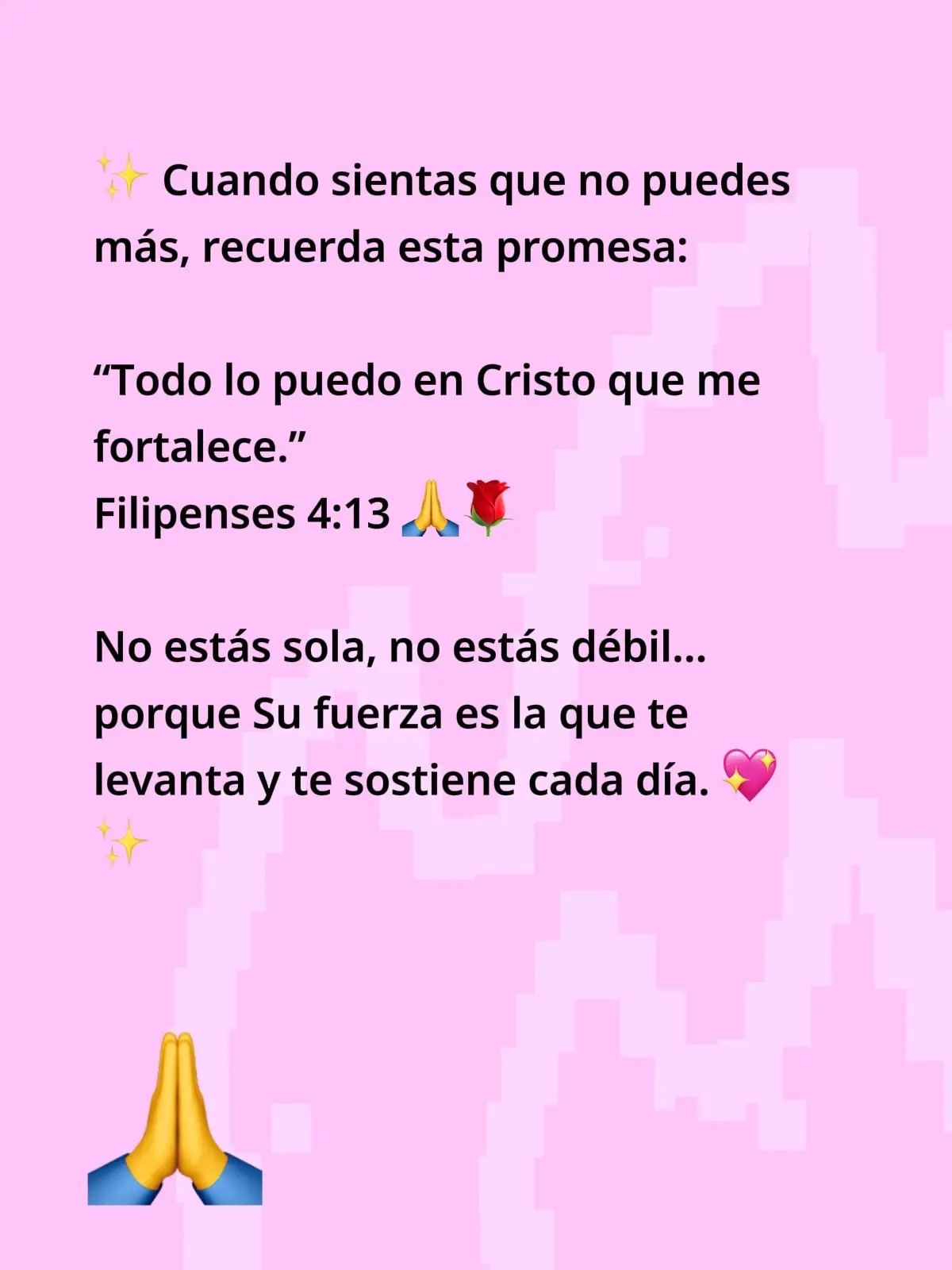 ✨ La fuerza que viene de Cristo 🙏 Todo lo puedo en Él 💖 Filipenses 4:13: Una promesa de fortaleza