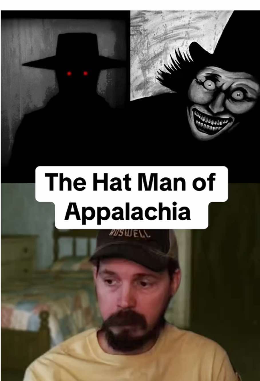 The Hat Man of Appalachia 🎩. #appalachia #hatman #spookystory #creepystorytime #scarystories 