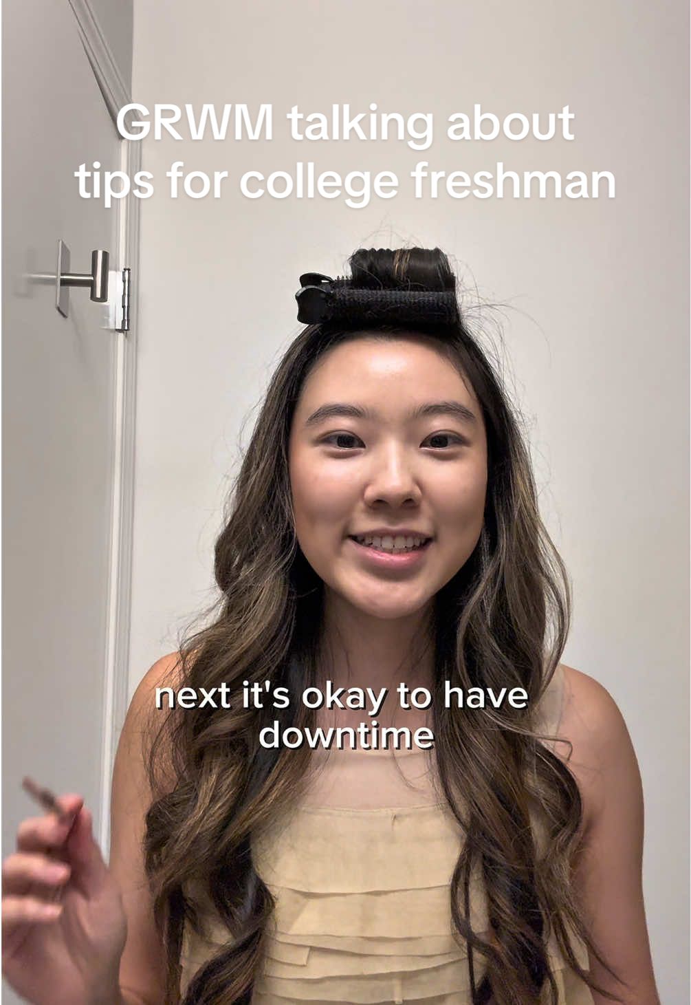 GRWM while I talk about tips for incoming college freshman! have a great school year🐻#ucberkeley #berkeley #grwm #collegetips #collegeadvice 