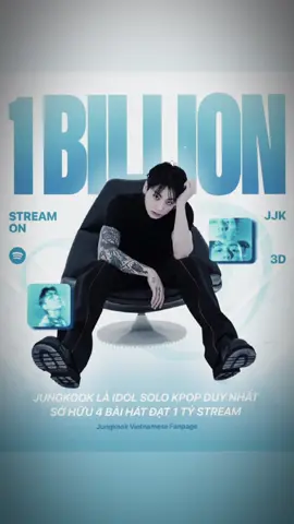 : một điều mà chẳng ai làm được 💁‍♀️ #jungkook #1billion #spotify 