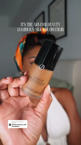 Replying to @Christian Aguilar DID WE GUESS CORRECTLY?! Idk about y’all, but I can spot @Armani beauty from a MILE away 🤭 This beautiful foundation is medium coveage with a natural finish and will having your skin looking like PERFECTION 🤩 Also very netural/olive undertone friendly 🙂‍↕️ This was so fun, and will definitely be making a part two of Guess the Foundation #makeup #beauty #armanibeauties 