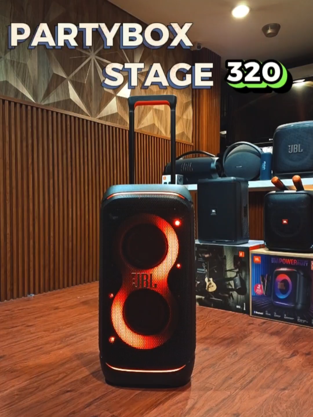 🔥 Pesta nggak pernah sama lagi! Dengan JBL PartyBox 320, kamu bakal dapet bass yang bikin lantai bergetar, lampu LED yang nge-sync sama musik, dan baterai tahan lama buat all-night party. 🎶✨ ➡️ Saatnya bikin setiap momen jadi lebih seru! #speakerbluetooth #speakerportable #speakerjblpartybox #jblpartybox320 #fypシ #jbl