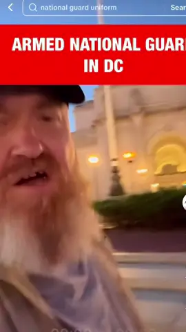 Imagine being @jolly_good_ginger and harassing national guard members just because. @The Older Millennial  #nationalguard 