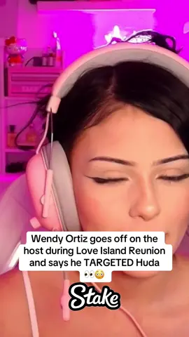 Wendy Ortiz goes off on the host during Love Island Reunion and says he TARGETED Huda 👀😳 #wendyortiz #loveislandseason7 #hudaloveisland #huda 