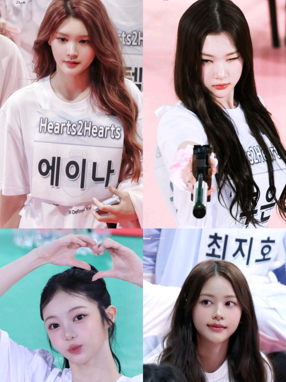 Kegiatan Hearts2Hearts selama di ISAC 2025 1. Datang terlambat 2. Open interaksi dengan member (gen 5) 3. Juara 4. pulang se simple itu lohh seperti kata orang orang 