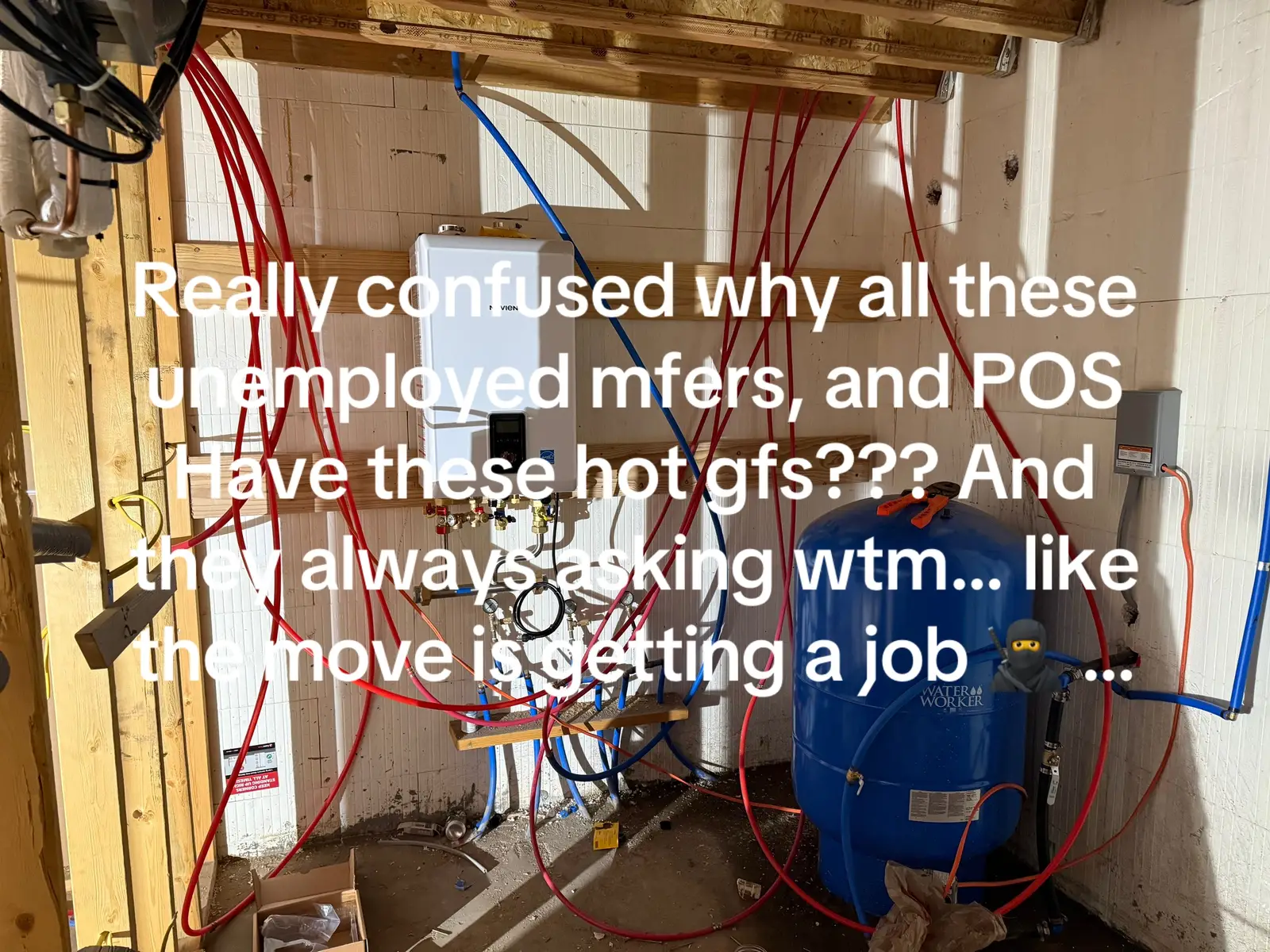 Make it make sense #fyp #relatable #iykyk #plumbing 