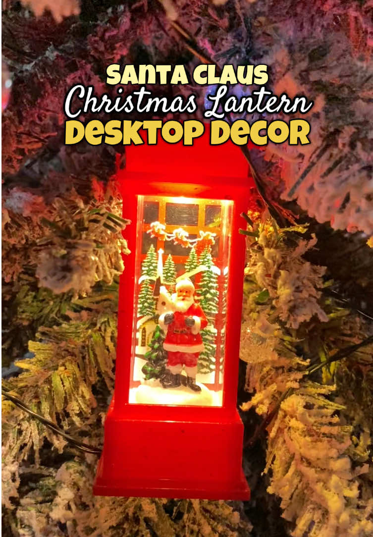 Christmas Lantern Retro Style✨ Christmas Gift Idea 🎄🎅 #santaclaus #christmasdecor #christmaslamp #giftidea #fyp 