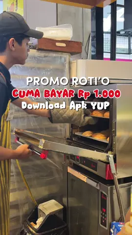 Demi apa sih cuma bayar Rp 1000 dapet 5 Roti’O 😭 Ini cara buat dapetinnya guys  - downloas aplikasi yup  - registrasi dan masukin kode promonya  - bayar pakai qris di aplikasi yup #diraktiryup #rotio #rotioterdekat #RotiO #rotioicecream 