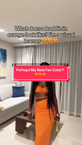 I’m just trying to see something in the comments real quick 🤩  #MainCharacterEnergy #Orange #OutfitCheck 