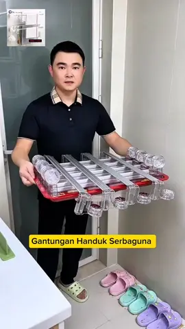 Gantungan handuk tanpa paku  #rakhanduk #gantunganhandukmurah #rakhandukkamarmandi #rakhandukdinding #promo 
