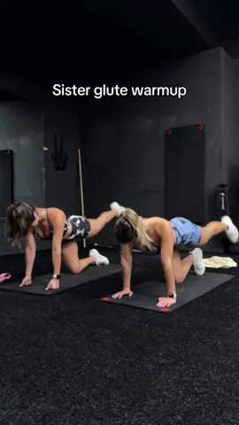 Activate those glutes girls #fyp #sisters #workout #Fitness 