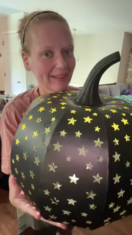 Stargazer Pumpkin on TikTok shop from QVC #homedecor #falldecor 