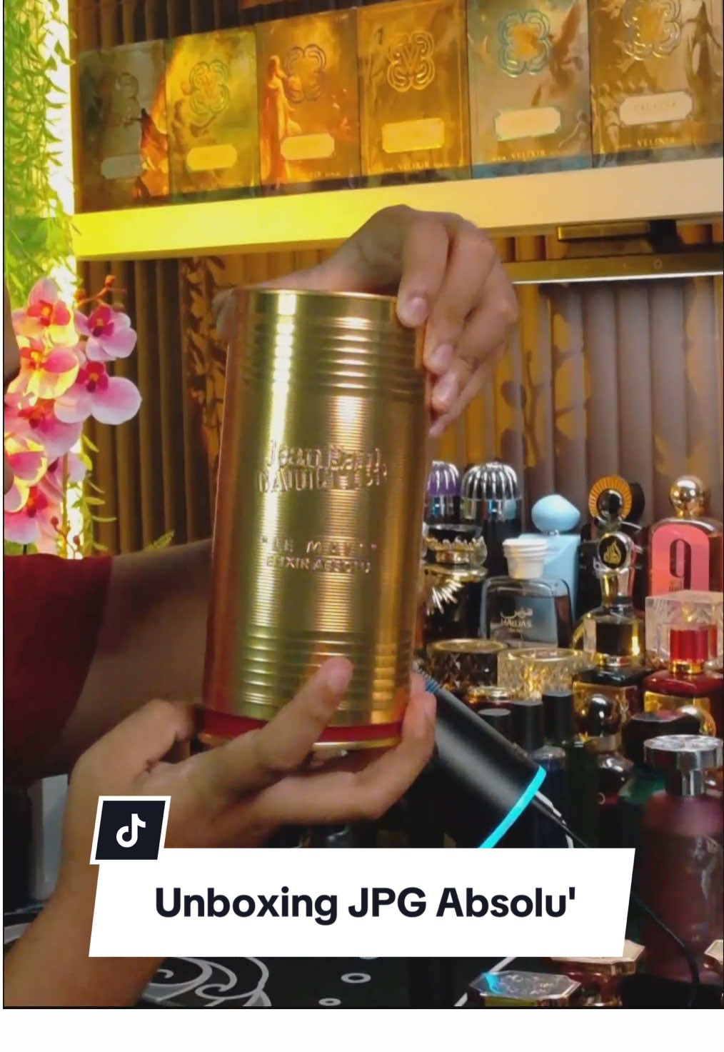 Unboxing JPG Ke-4 🐾 #tiktoklive #livehighlights #jeanpaulgaultier #fragrancetiktok #jeremyfragrance 