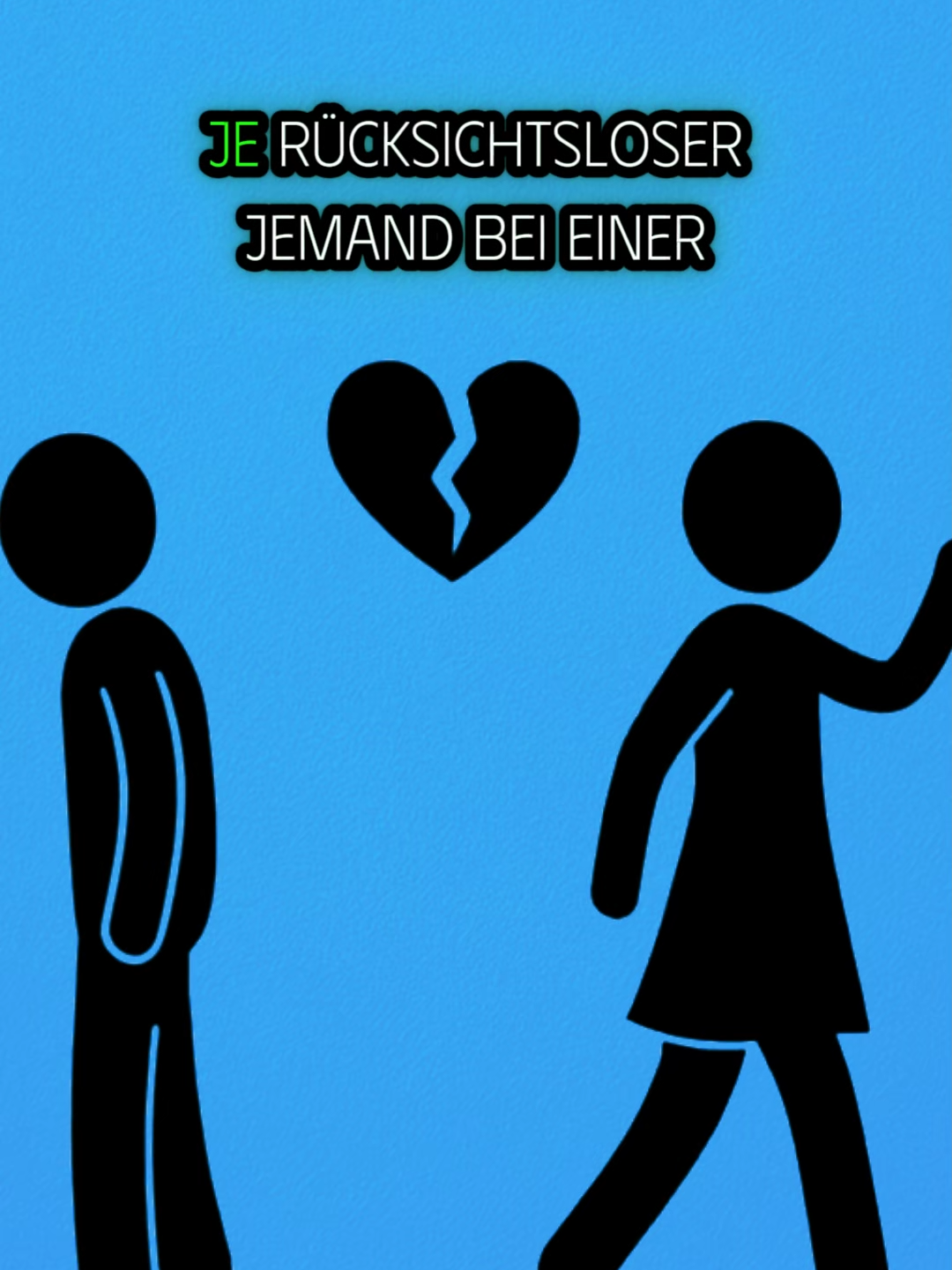 Je rücksichtsloser sich jemand bei einer Trennung zeigt, desto wahrscheinlicher ist es, dass er es später bereut. #Psychologie #Psychologiefakten
