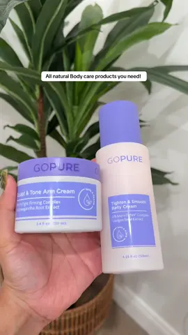 @Gopure can’t wait to see the results! #bellyfirmingcream #armtoningcream 