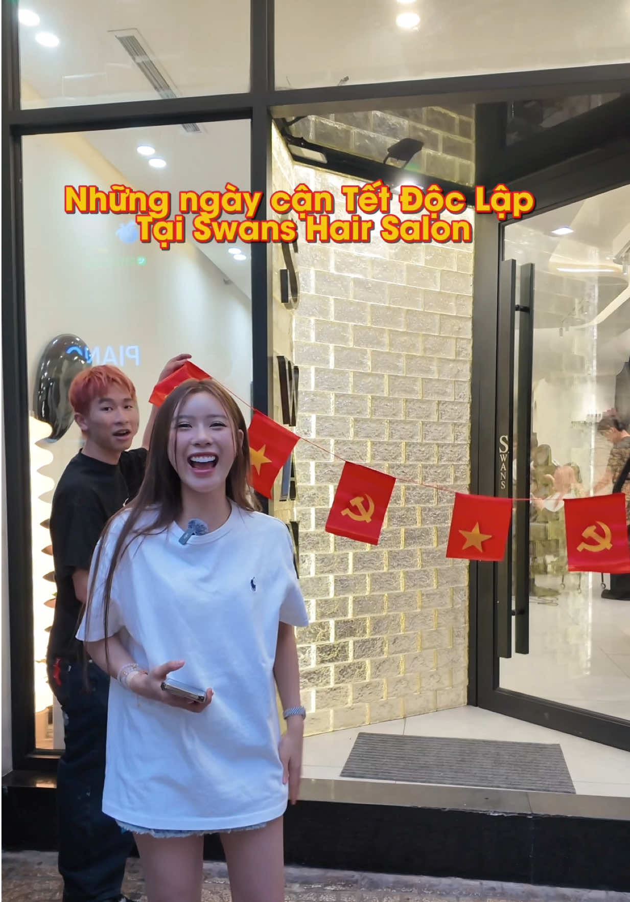 Tết độc lập 2/9 của bạn thế nào? #swanshairsalon #tetdoclap #codosaovang #LearnOnTikTok 