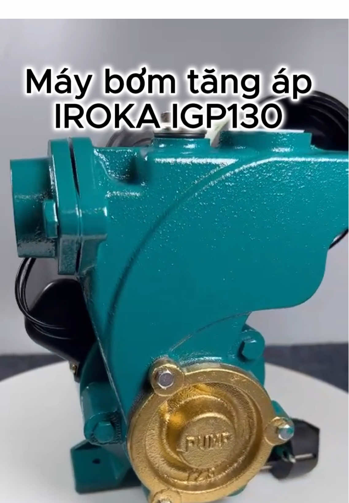 Bơm tăng áp IROKA 300w. Bơm mini siêu tiết kiệm #viral #bomtangap 