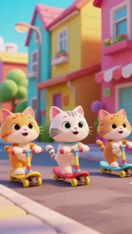 Cute kittens #kids #cartoonforkids #tiktokkids #kidsoftiktok #cutecartoon 