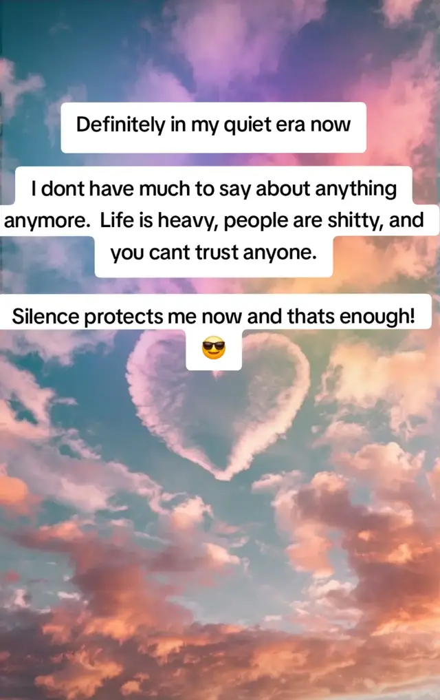 In my quiet era… protecting my peace, guarding my energy, and minding my own business ✨🖤 #Healing #Trust #selflove 