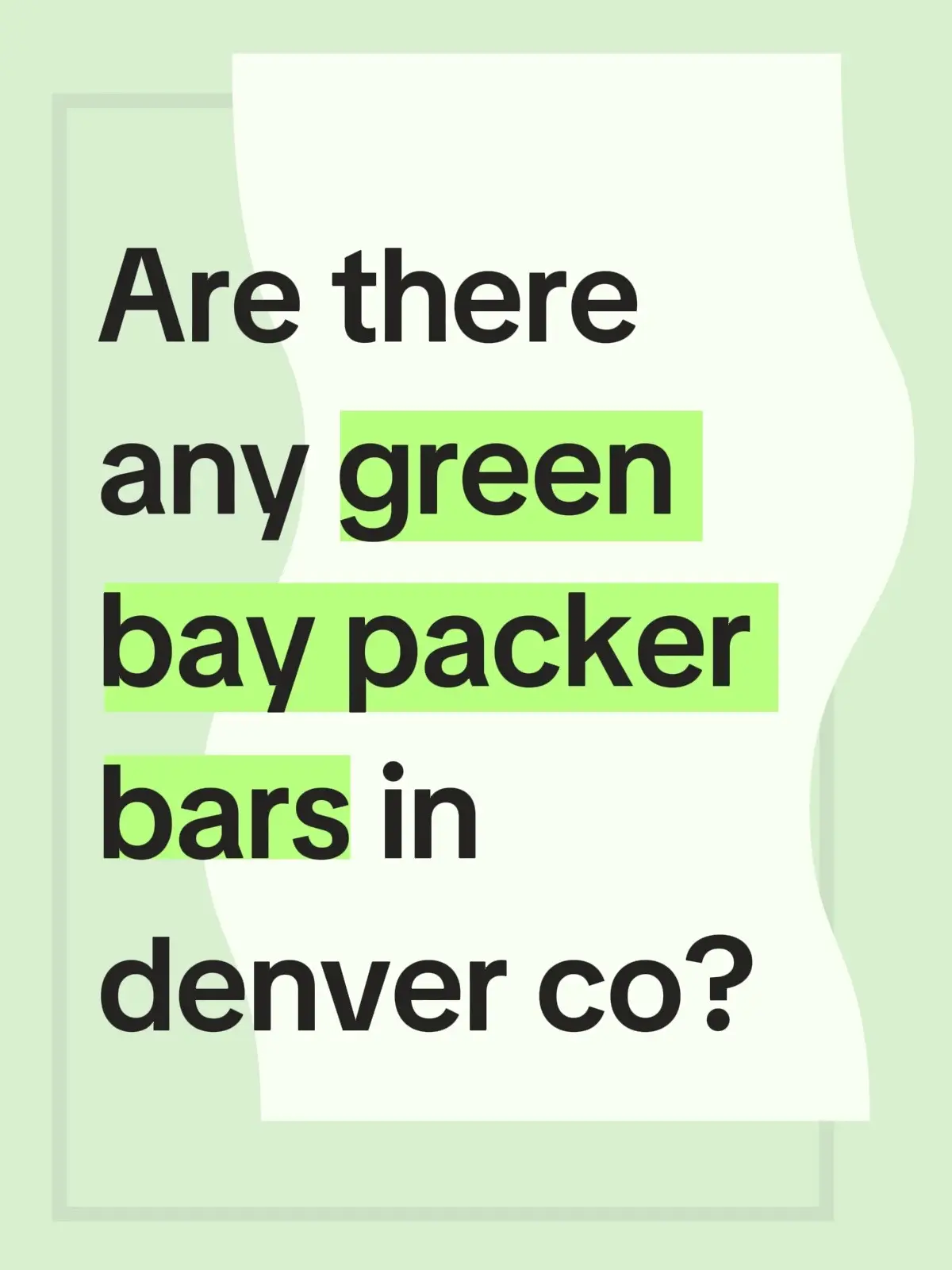 ive been told that you can find a packer bar in every state 💚💛🏈 any recommendations? #greenbaypackers #greenbay #nfl #denver #denvercolorado 