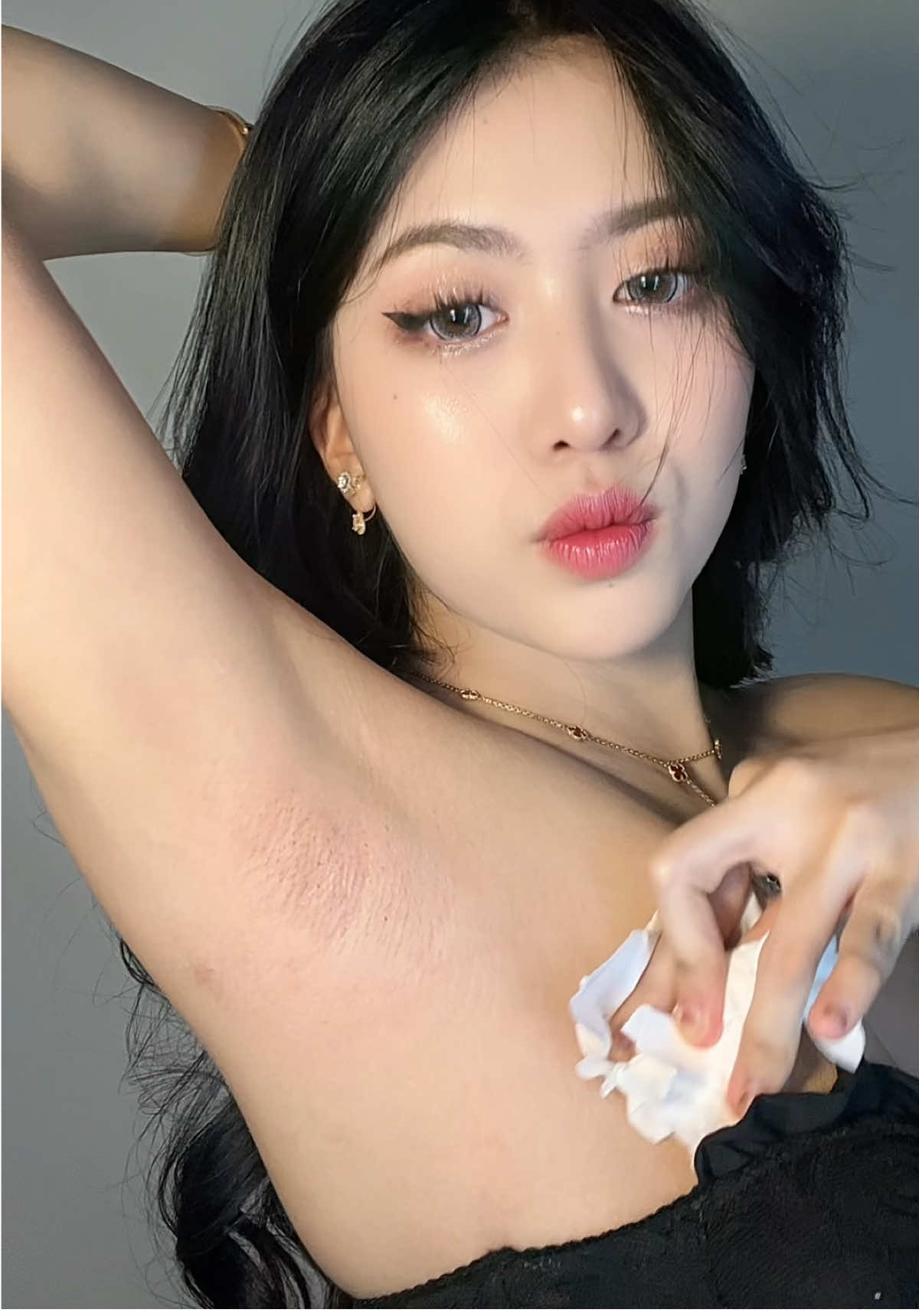 Ga perlu cukuran buat punya ketiak mulus 🤭 #hairremoval #milkrecipe 