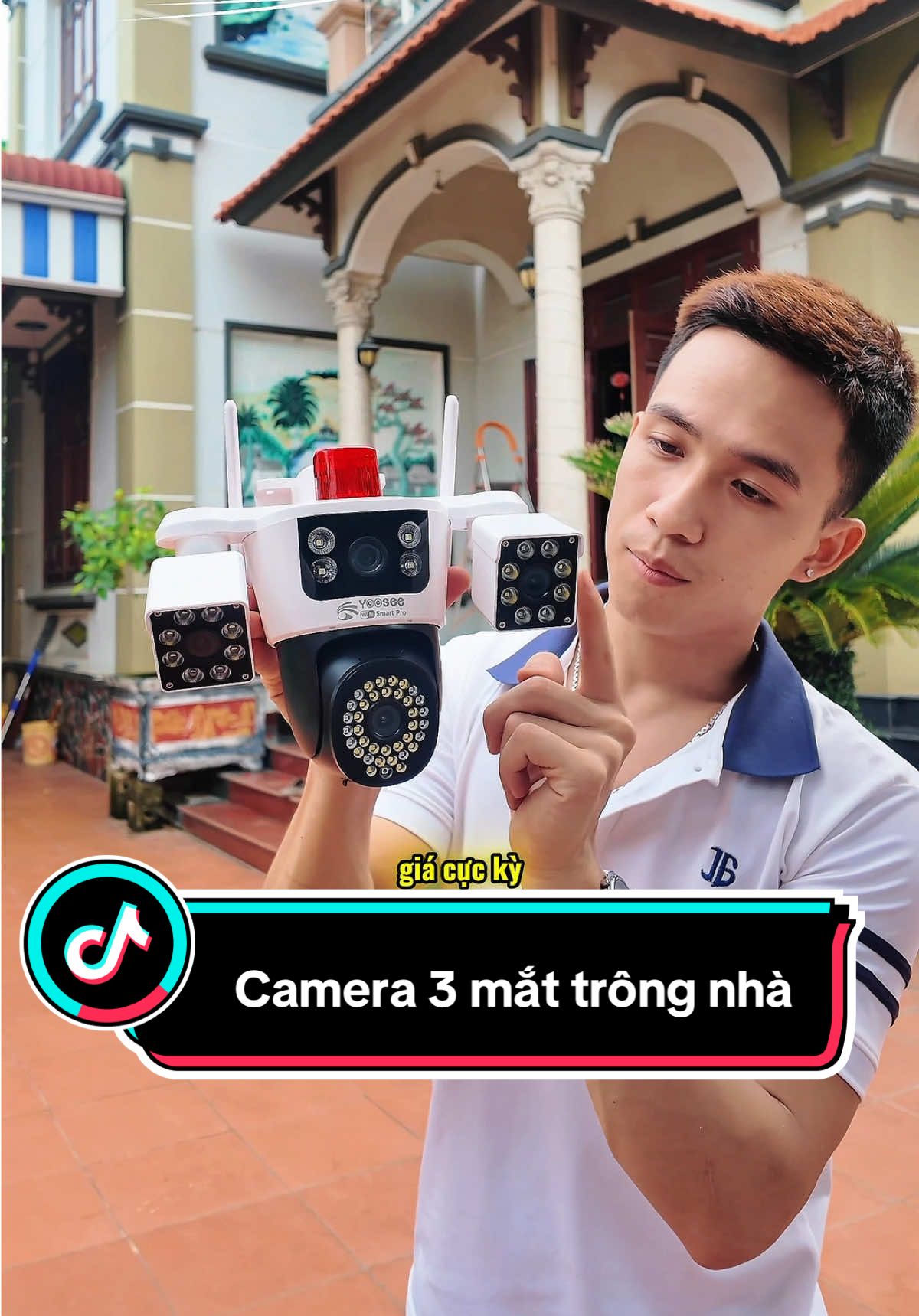 Camera 3 mắt trông nhà tiện lắm các bác #khanghatay #camera #camerawifi #camera3mat 