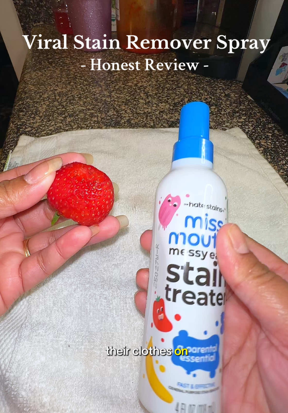 Can’t believe I have been missing out for this long!! This is by far the best stain remover I’ve ever tried. @@The Hate Stains Co.##missmouthsmessyeater##stainremover##stainremoval##nontoxic##tiktokshop